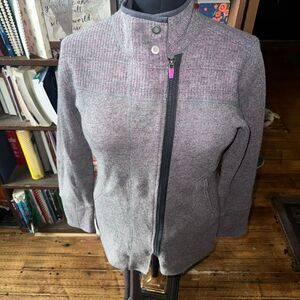 Title Nine swacket wool blend gray athletic sporty jacket